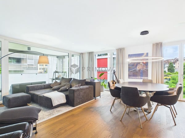 Wo Design auf Herzklopfen trifft - Ihr modernes 3.5 Zimmer Idyll in Ballwil 1