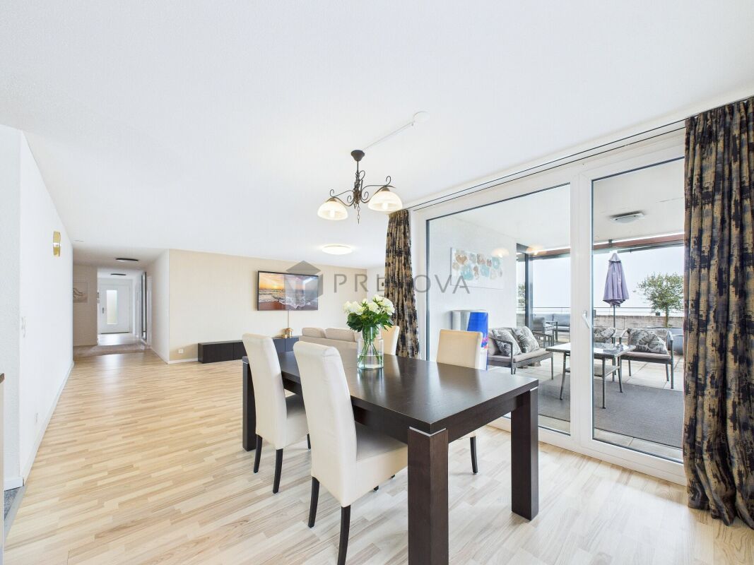 Exklusives Wohnerlebnis mit beeindruckender Panoramaterrasse auf 114m²