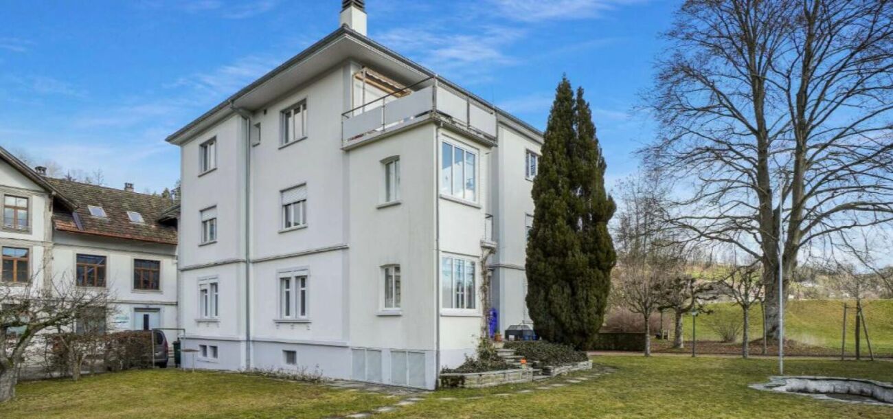 Spannendes Projekt aus Mehrfamilienhaus und grossem Gartenanteil als Baulandreserve