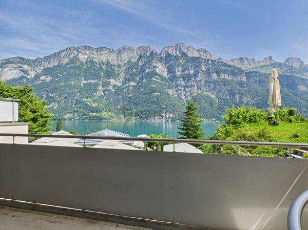 Wohnen am See: Möblierte 2.5 Zi.-Ferienwohnung mit Panorama-Terrasse & Parkplatz 5