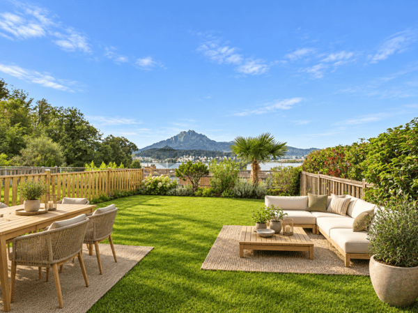 Logenplatz über dem Vierwaldstättersee, elegantes Reihenhaus-Juwel in Luzern 1