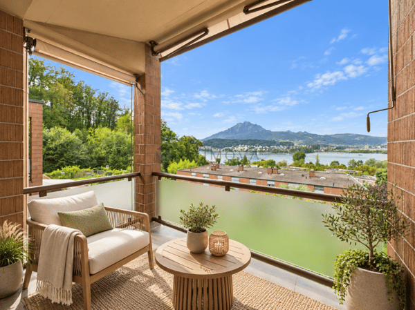 Logenplatz über dem Vierwaldstättersee, elegantes Reihenhaus-Juwel in Luzern 5