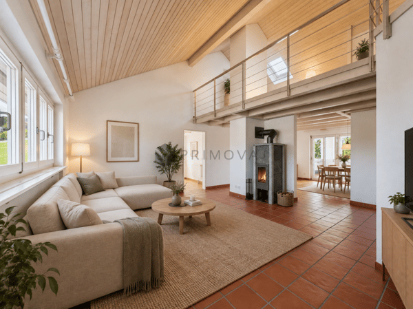 5.5 Zimmer-Dachwohnung mit Galerie und Loggia 1