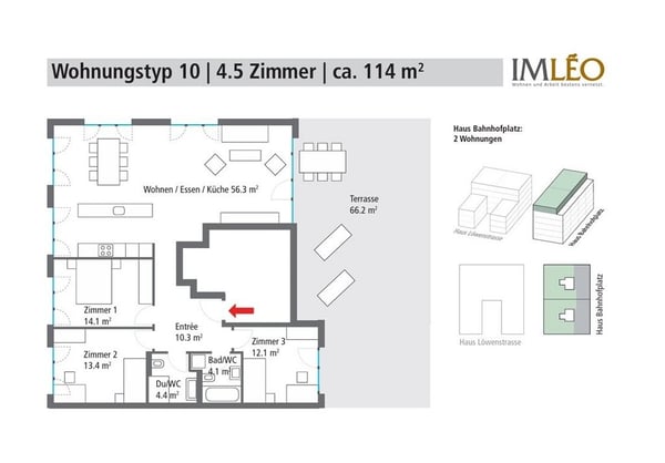 Grosszügige 4.5 Zimmerwohnung Attika an zentraler Lage 9