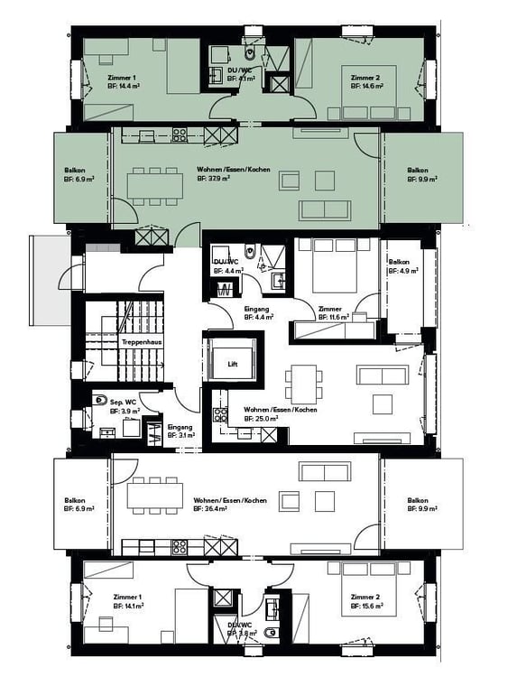 Moderne 3.5-Zimmerwohnung an ruhiger Wohnlage 6