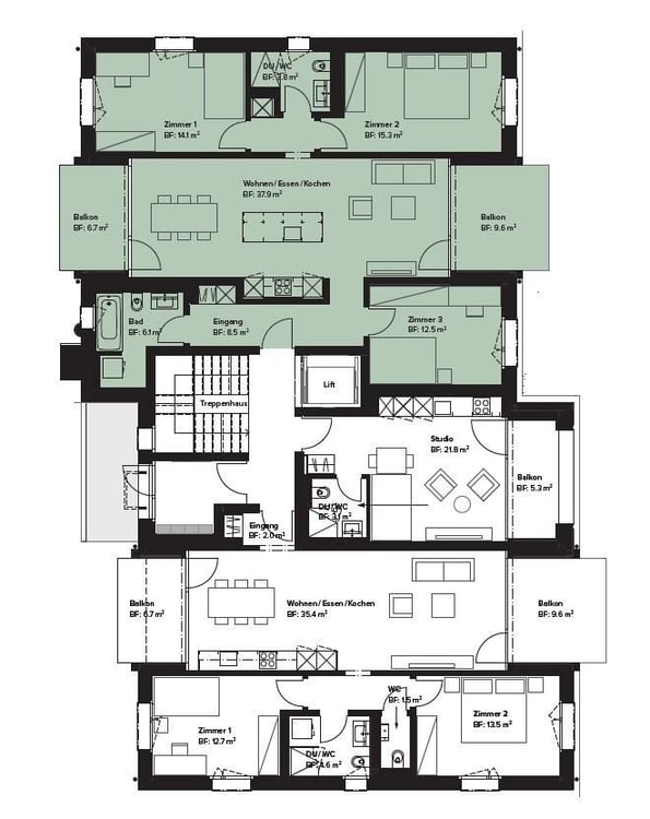 Moderne 4.5-Zimmerwohnung an ruhiger Wohnlage 8