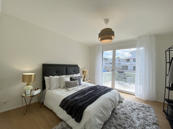 Moderne 3.5-Zimmer-Neubauwohnung mit eigenem Waschturm 2