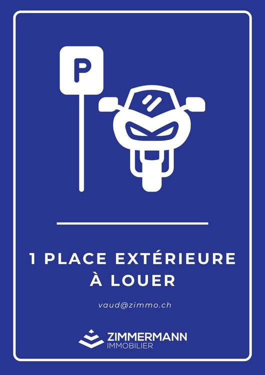 Place de parc extérieure pour moto à louer 1
