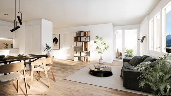 Appartement moderne de 1.5 pièces, idéalement situé à Bulle 1