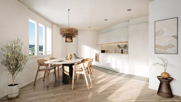 Appartement moderne de 1.5 pièces, idéalement situé à Bulle 1