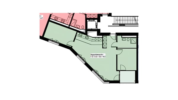 Appartement moderne de 1.5 pièces, idéalement situé à Bulle 6