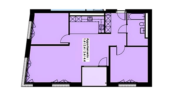 Appartement moderne de 1.5 pièces, idéalement situé à Bulle 7