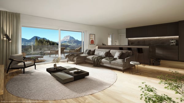 INTYA - Lot A1 | 3.5 pièces au rez avec extérieur de 52 m² 1