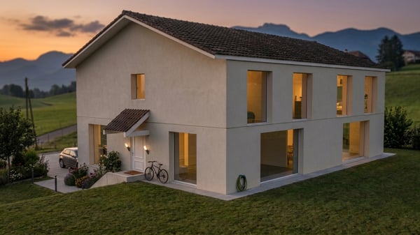EPAGNY | Magnifique projet de 2 villas jumelées vendues sur plan 13