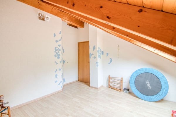 Grosszügiges 2.5-Zimmer-Einfamilienhaus mit Einliegerwohnung, Doppelgarage, 1'053 m² Gartenparadies und Weitsicht auf die Alpen 17