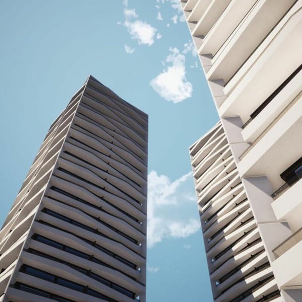 Exklusive 1.5-Zimmer-Wohnung im Obergeschoss des Towers Three Point 1