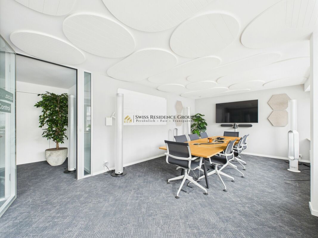 Modern office in the heart of Zurich with a dreamy view