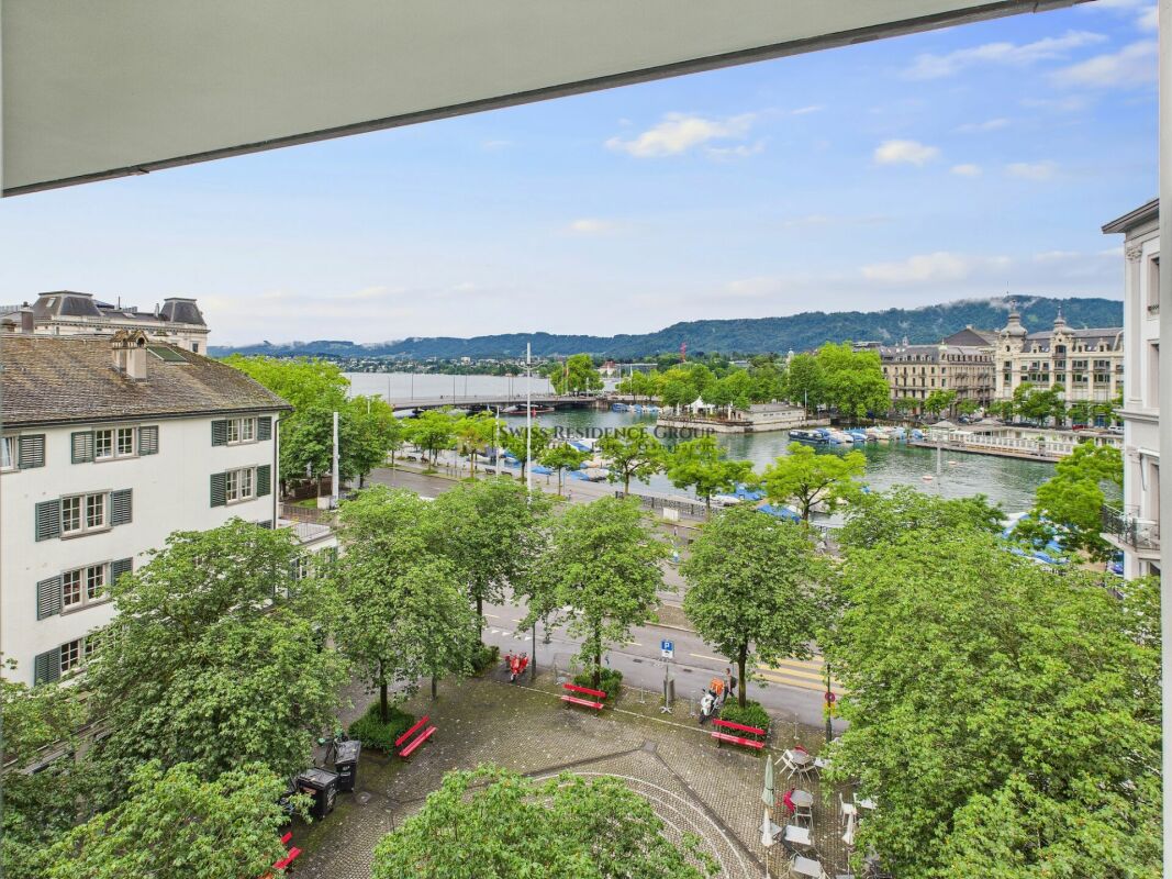 Modern office in the heart of Zurich with a dreamy view