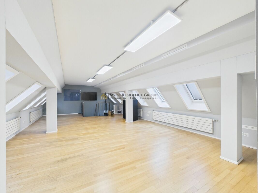 Central office over two floors - modernly equipped with a view over the city's roofs