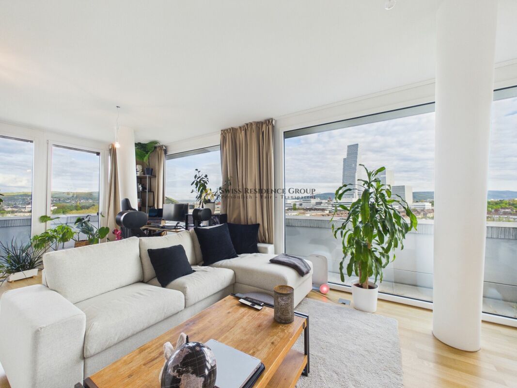 Appartamento Skyline | 9° piano con vista su Basilea