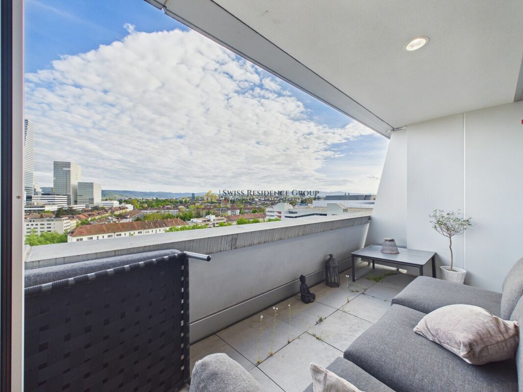 Appartamento Skyline | 9° piano con vista su Basilea