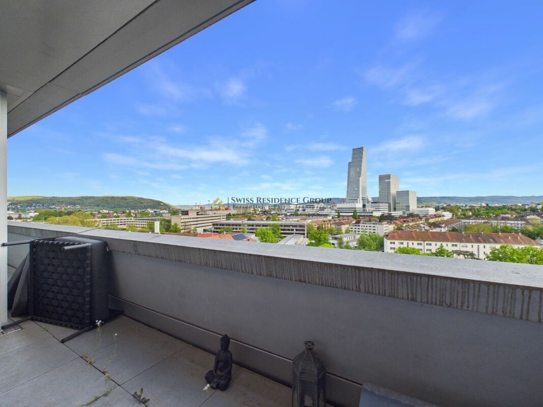 Appartamento Skyline | 9° piano con vista su Basilea