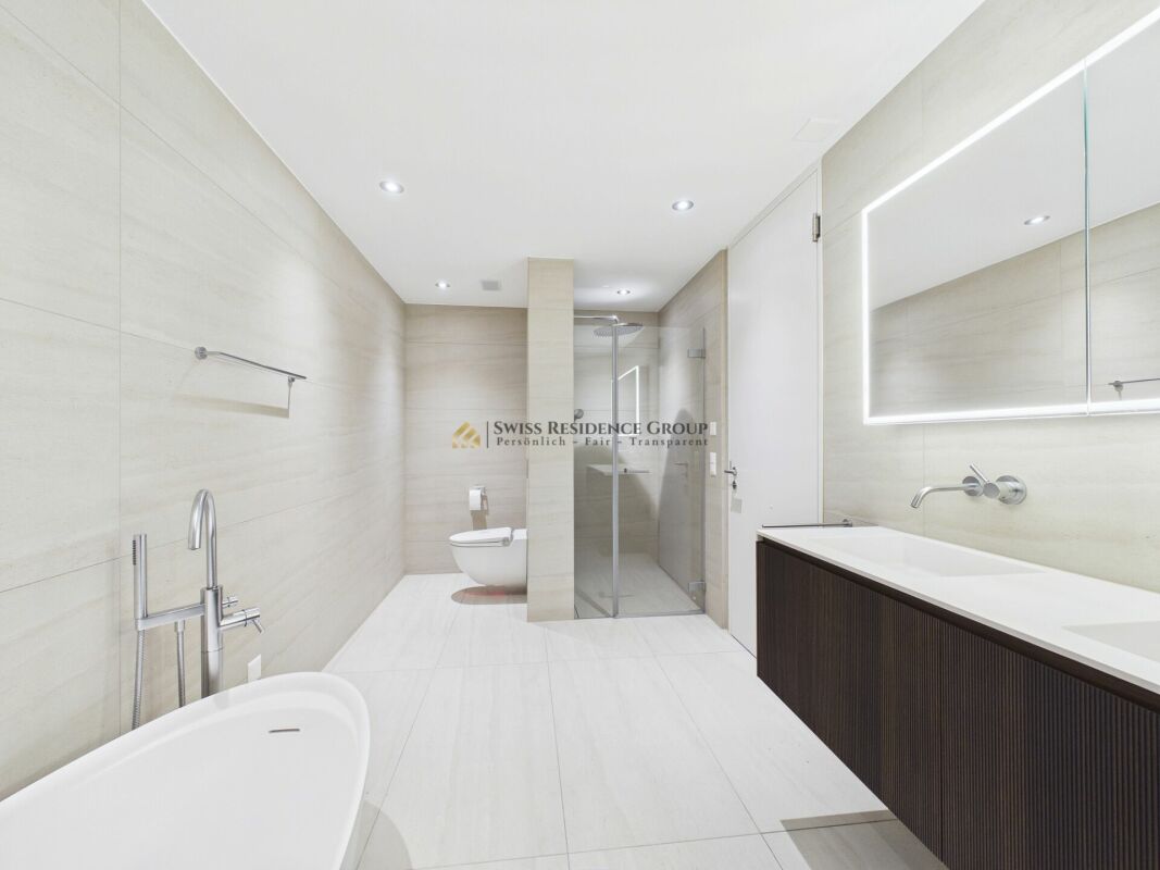 Exclusive 4.5-room apartment with beautiful lake view and private terrace in Kilchberg