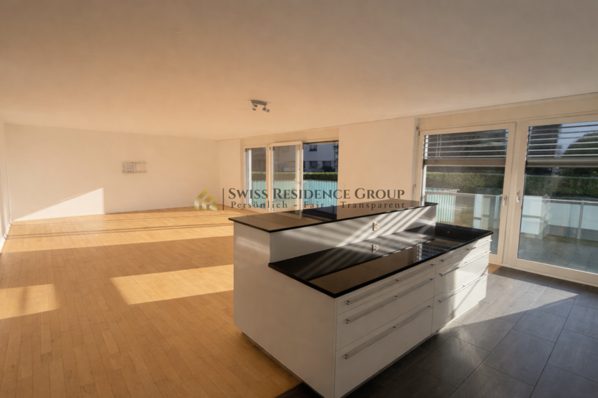 Beautiful, quiet residential area with a view of the green