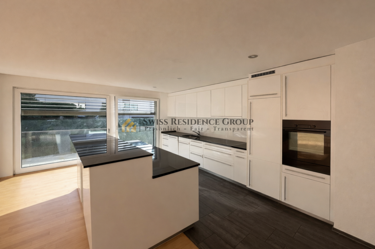 Beautiful, quiet residential area with a view of the green