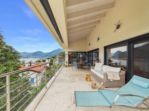 Prestigiosa villa moderna con Spa privata e vista lago a Brusino Arsizio 7