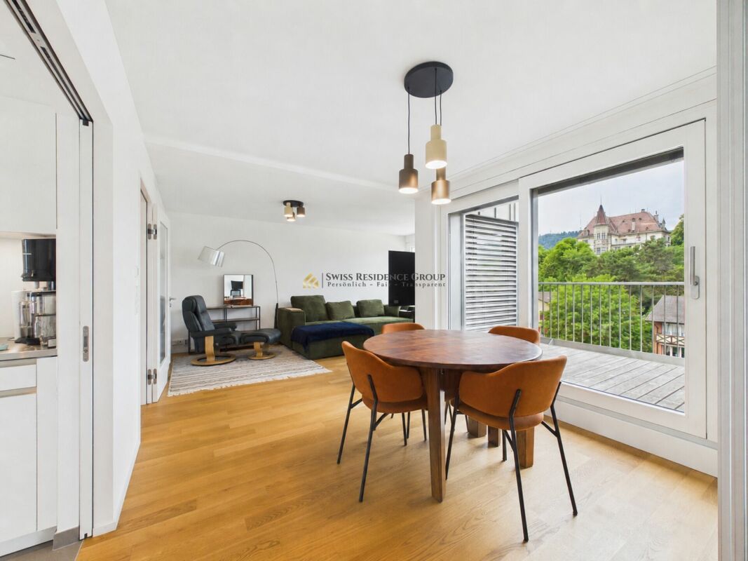 Stilvolle 3.5-Zimmer-Attikawohnung an begehrter, zentrumsnaher Lage