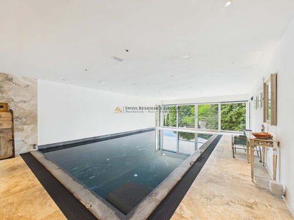 Prestigiosa villa moderna con Spa privata e vista lago a Brusino Arsizio 12