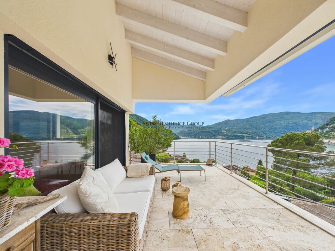 Prestigiosa villa moderna con Spa privata e vista lago a Brusino Arsizio