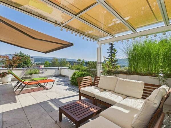 Lichtdurchflutetes Wohnen mit grosser Terrasse und traumhafter Fernsicht (4 Jahre befristet)