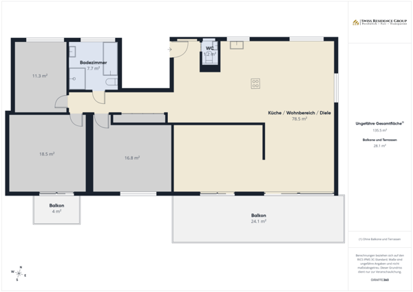 Grosszügige 5-Zimmer-Wohnung im Grünen - stilvolles Wohnen in Riehen 14