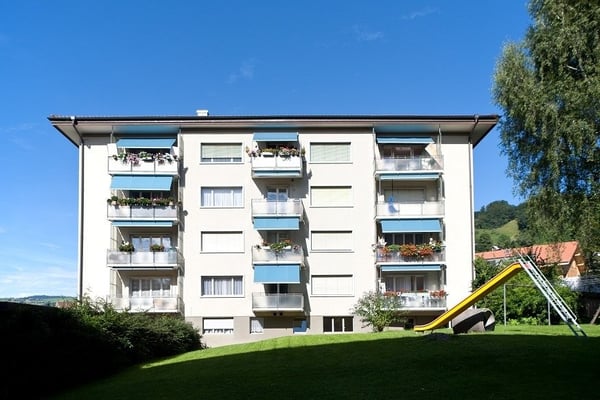 Grosszügige Familienwohnung mit toller Aussicht! 1