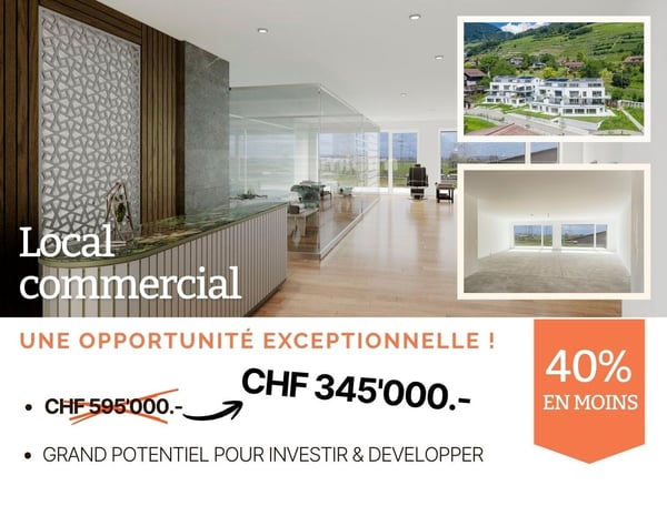 NEUF ! SURFACE COMMERCIALE DE 117m² AVEC TERRASSE-JARDIN 1