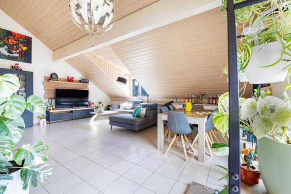 Bel appartement mansardé de 3.5 pièces