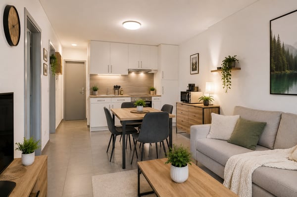 Agréable 3 pièces de plain-pied - fraîchement rénové - Lot n6