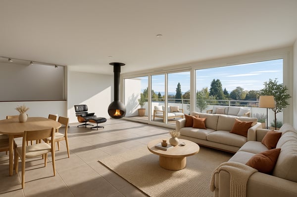 Exclusivité - Superbe duplex inversé en attique 2