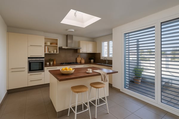 Exclusivité - Superbe duplex inversé en attique 4