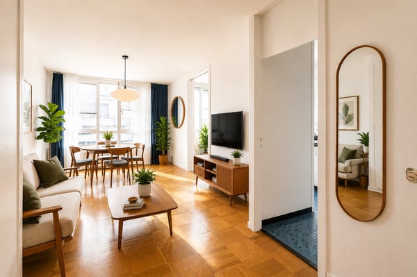 RÉSERVÉ - Entre lac et vie citadine - Bel appartement de 3 pièces 1