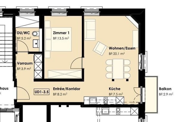 Lichtdurchflutete, moderne Wohnung mit Altbaucharme 9