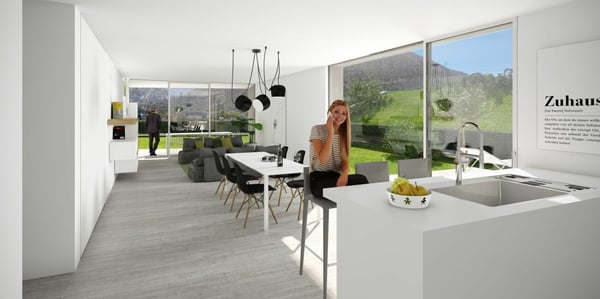 Elegante appartamento di 1.5 locali con giardino privato, situato in una zona residenziale di Losone 2