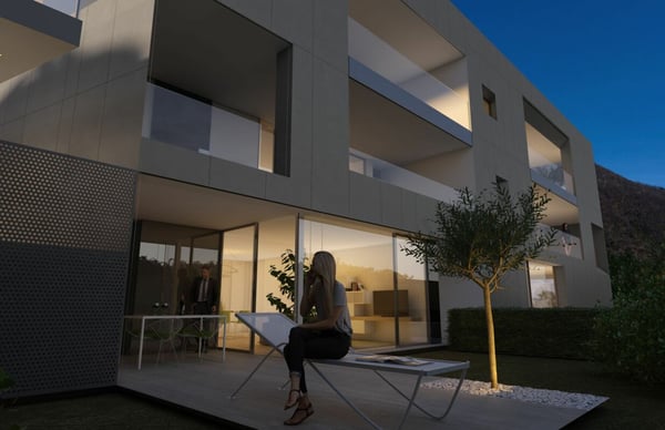 Elegante appartamento di 1.5 locali con giardino privato, situato in una zona residenziale di Losone 5