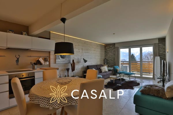 Agréable appartement de 2.5 pièces traversant à Montana 1