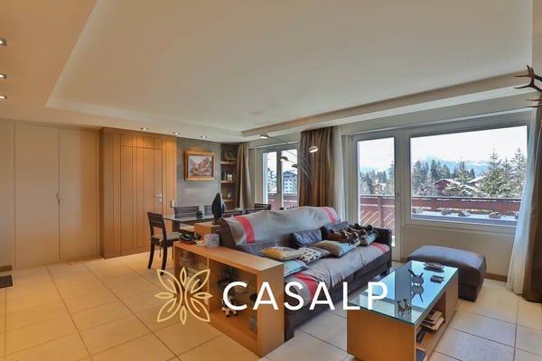 Spacieux appartement de 3.5 pièces au centre de Crans 2