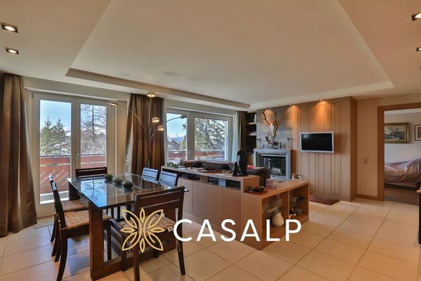 Spacieux appartement de 3.5 pièces au centre de Crans 1