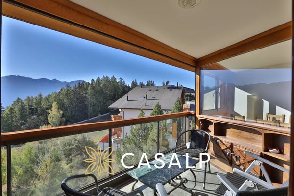 Duplex de 3.5 pièces avec vue splendide à Montana 3