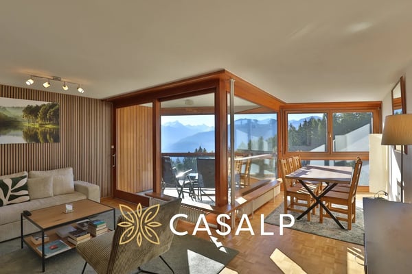 Duplex de 3.5 pièces avec vue splendide à Montana 1